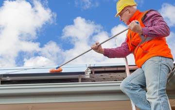 Great Paxton soft wash roof cleaning